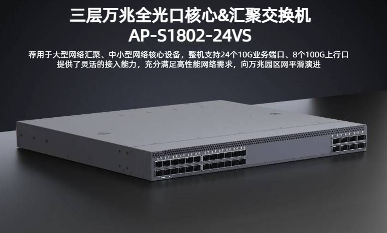 全光网管型网络交换机AP-S1802-24VS型号