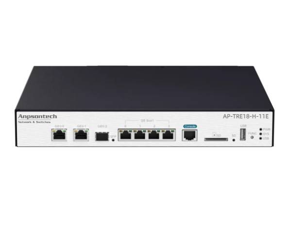 7口千兆多业务企业级接入路由器AP-TRE18-H-11E